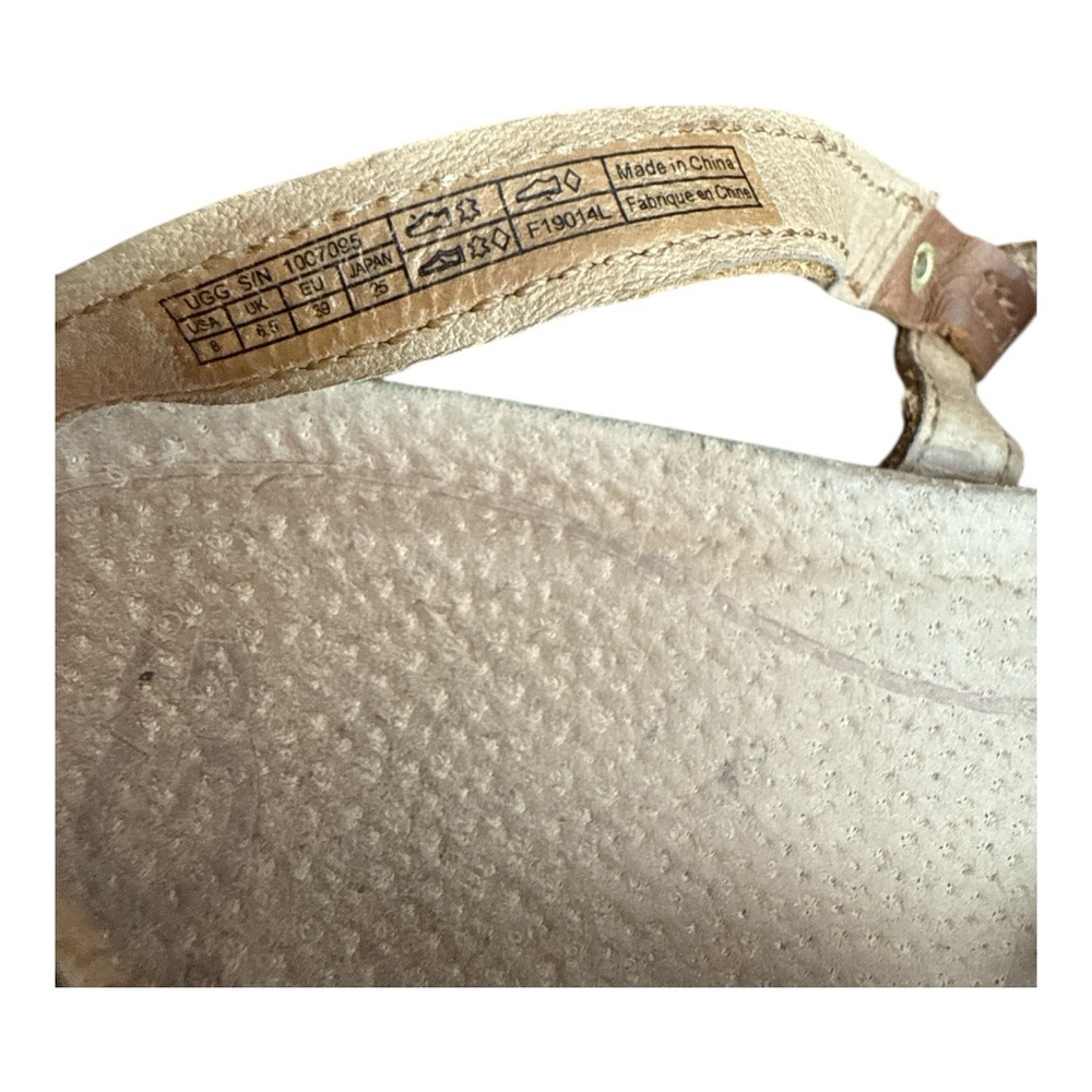 UGG Ayden Circle Logo Leather
Thong Sandals - Picture 5 of 5